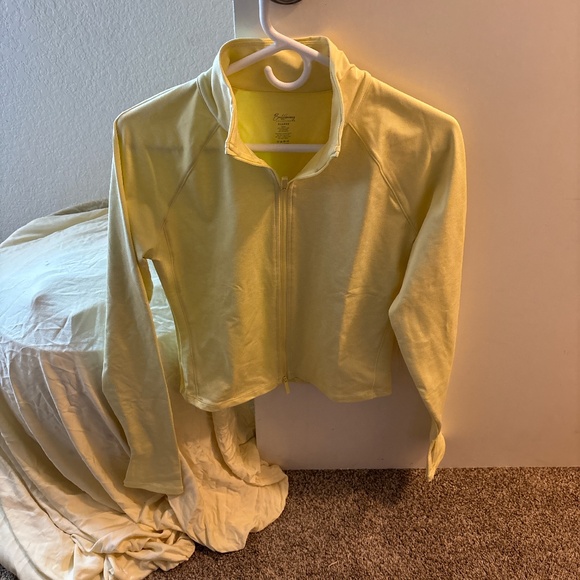 Buffbunny yellow, full zip jacket new with tags extra large $98!! - Picture 1 of 4